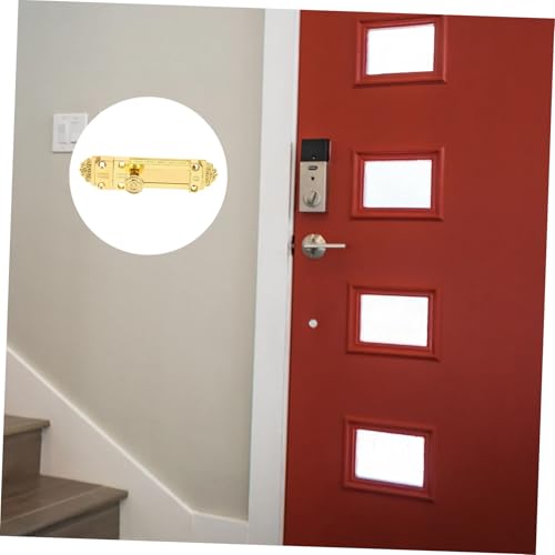 HOLIDYOYO Alloy Türriegel Schiebetürschloss aus Robust und Verschleißfest mit Verstärktem Bolzen Einfache Montage Langlebig und Vielseitig für Holz Metalltüren Vintage Stil Klein von HOLIDYOYO