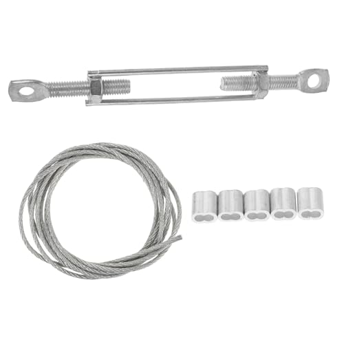 HOLIDYOYO Aluminium Scaffold Wire Fixing Set Leichtes Robustes Seil mit Multifunktionalem Schnellverschluss Austauschbare Gerüstbefestigung für Sichere Montage und Platzsparenden Transport von HOLIDYOYO