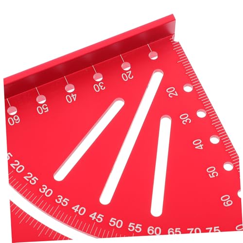 HOLIDYOYO Aluminiumlegierung Zimmermannswinkel Dreiecklineal Winkel Präzisionsmesswerkzeug für Holzverarbeitung Zimmerei und DIY Projekte von HOLIDYOYO