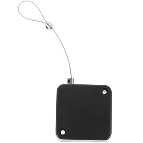 HOLIDYOYO Anti diebstahl Stahlseil Schloss mit Automatischem Aufrollmechanismus Ausziehbares Stahlkabel mit Zwei Sicherungsklammern Vielseitig für Fernbedienungen Mobile Geräte Tablets von HOLIDYOYO