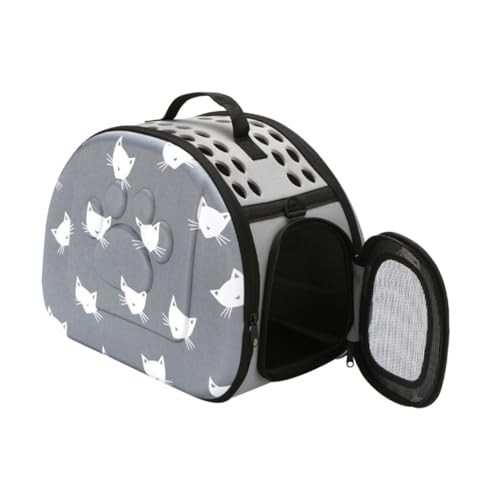 HOLIDYOYO Atmungsaktive Faltbare Katzen Tragetasche mit Verstellbarem Schultergurt Strapazierfähiger Praktischer Haustier Rucksack für Outdoor Reisen und Camping Mittelgroß Komfortabel für HOLIDYOYO Atmungsaktive Faltbare Katzen Tragetasche mit Verstellbarem Schultergurt Strapazierfähiger Praktischer Haustier Rucksack für Outdoor Reisen und Camping Mittelgroß Komfortabel für von HOLIDYOYO