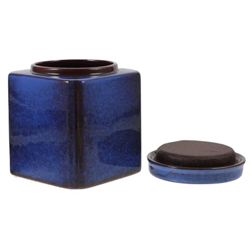 HOLIDYOYO Aus Keramik Luftdicht Container Versiegelt Teegläser Für Losen Tee Krüge Mit Deckel Lose Blatttee -lagerung Teebehälter Glas Gewürzgläser Glasbehälter Lose Teedose Blau HOLIDYOYO Aus Keramik Luftdicht Container Versiegelt Teegläser Für Losen Tee Krüge Mit Deckel Lose Blatttee -lagerung Teebehälter Glas Gewürzgläser Glasbehälter Lose Teedose Blau von HOLIDYOYO