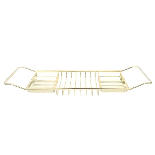 HOLIDYOYO Edelstahl Badewannenablage Mit -rutsch-Funktion Teleskopische Badewannenablage Multifunktionaler Für Und Tablet Goldene Ablage Für Entspannende Bäder HOLIDYOYO Edelstahl Badewannenablage Mit -rutsch-Funktion Teleskopische Badewannenablage Multifunktionaler Für Und Tablet Goldene Ablage Für Entspannende Bäder von HOLIDYOYO
