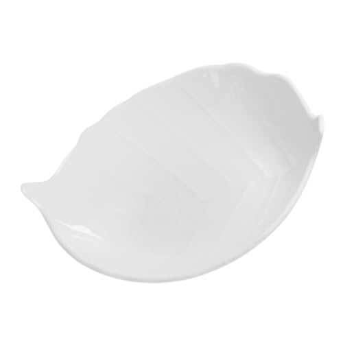 HOLIDYOYO Blattscheibenteller Kleines Blatt Snacktablett Trockenobsttablett Obsttablett Süßigkeitentablett Blatt Serviertablett Desktop Snacktablett Dekoratives Desserttablett von HOLIDYOYO