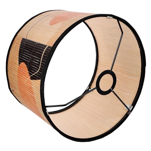 HOLIDYOYO Boho Lampenschirm Hängelampe Gedruckt Unregelmäßige Runde Form Deckenleuchte Wandlampe Zubehör Natürliche Holzstruktur Einfache Montage Warmes Licht Wohnzimmer Schlafzimmer HOLIDYOYO Boho Lampenschirm Hängelampe Gedruckt Unregelmäßige Runde Form Deckenleuchte Wandlampe Zubehör Natürliche Holzstruktur Einfache Montage Warmes Licht Wohnzimmer Schlafzimmer von HOLIDYOYO