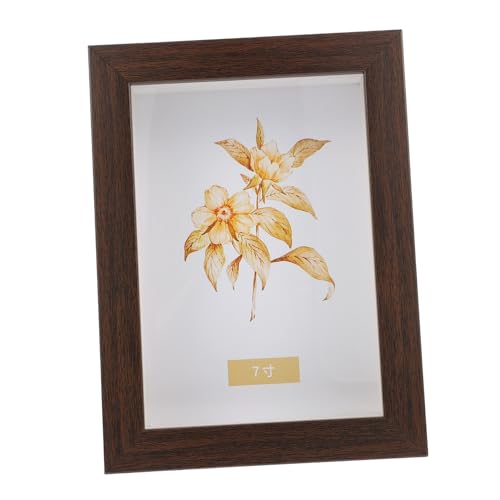 HOLIDYOYO Shadow Box Rahmen Für Trockenblumen Fotos Und Erinnerungsstücke Stilvolle Vitrine Aus Tiefem Walnuss Für Kreative -projekte Und Ausstellungen von HOLIDYOYO
