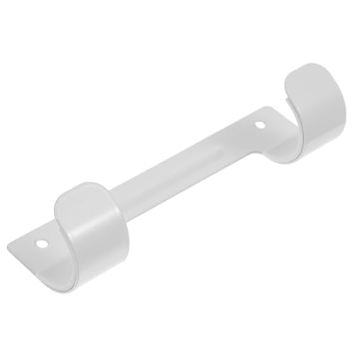 HOLIDYOYO Bügelbrett aufhänger Wandmontage Weiß Multifunktionaler Wandhaken mit Hoher Tragkraft Platzsparend für Bügelbretter für Waschküche Bad und Haushalt Einfache Installation von HOLIDYOYO