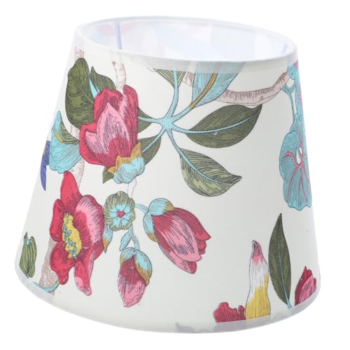 HOLIDYOYO Bunte Stoff-lampenschirm Dekorative Lichtabdeckung Tischlampe Stehleuchte Ersatz Lampenschirm für Schlafzimmer Wohnliches Elegantes Flair Einfache Montage von HOLIDYOYO