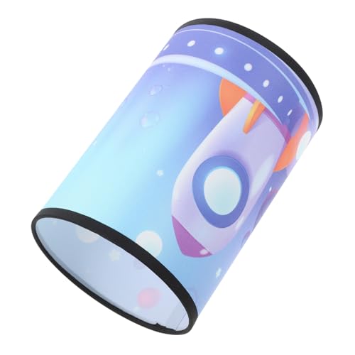 HOLIDYOYO Cartoon Space Lampenschirm für Tischlampe Kinderzimmer Nachttischlampe Lampenabdeckung Weiches Licht Dekoration Jungen Mädchen Schlafzimmer Nachtlampe von HOLIDYOYO