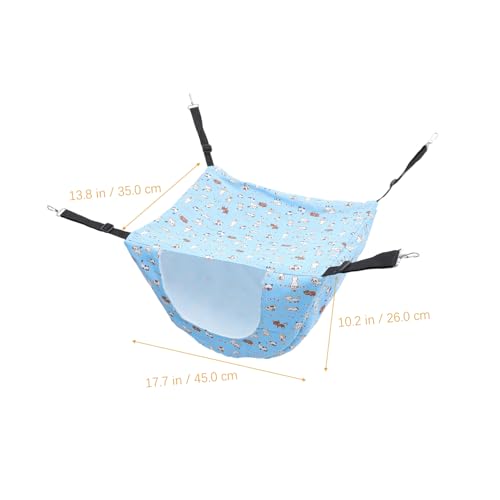 HOLIDYOYO Cat Cage Hängematte Doppelstöckiges Katzenbett Verstellbar Haustierbett Für Kleine Katzen Hamster Und Kleintiere Gemütliches Schlafnest von HOLIDYOYO