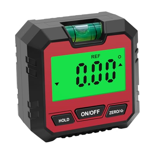 HOLIDYOYO Digitaler Winkelmesser mit Magnetfuß Neigungsmesser und Winkelmessgerät Messbereich Datenhaltefunktion Tragbar für Bau Schreinerei Kfz Präzise Winkel und Neigungsmessung HOLIDYOYO Digitaler Winkelmesser mit Magnetfuß Neigungsmesser und Winkelmessgerät Messbereich Datenhaltefunktion Tragbar für Bau Schreinerei Kfz Präzise Winkel und Neigungsmessung von HOLIDYOYO
