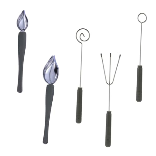HOLIDYOYO Dipping Gabeln Set Teiliges Set für Schokoladen Saucen und Tortendekoration Ergonomischer Griff für Buffets und Catering Einfach zu Reinigen von HOLIDYOYO