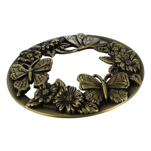 HOLIDYOYO Kerzendeckel Aus Metall Einfach Zu Verwendender Deckel Aus Zinklegierung Hohles Design Für Duftkerzen von HOLIDYOYO