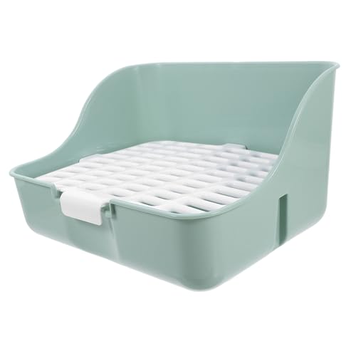 HOLIDYOYO Ecktoilette Kaninchen und Meerschweinchen Große Katzentoilette mit Urinspritzschutz Geräumige Kleintier Streu Box in Hygienisches Hasenklo für Zwergkaninchen und Chinchillas HOLIDYOYO Ecktoilette Kaninchen und Meerschweinchen Große Katzentoilette mit Urinspritzschutz Geräumige Kleintier Streu Box in Hygienisches Hasenklo für Zwergkaninchen und Chinchillas von HOLIDYOYO