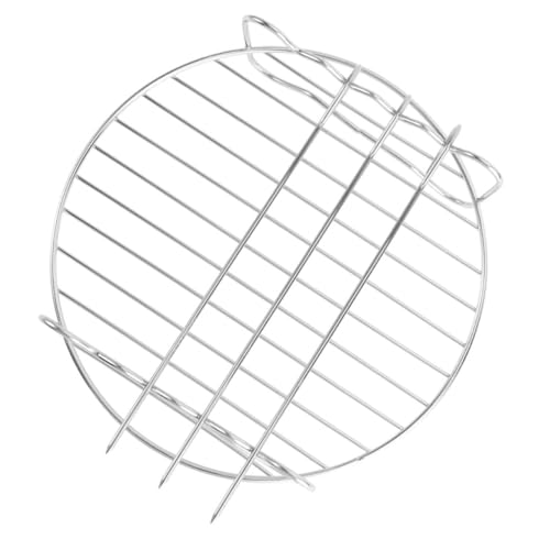 HOLIDYOYO Edelstahl Grill Rack Für Air Fryer Langlebige Und Einfach Zu Reinigende Halterung Für Innovatives Und Grillen Spülmaschinenfest Robust Robust Und Sicher Anwendung von HOLIDYOYO