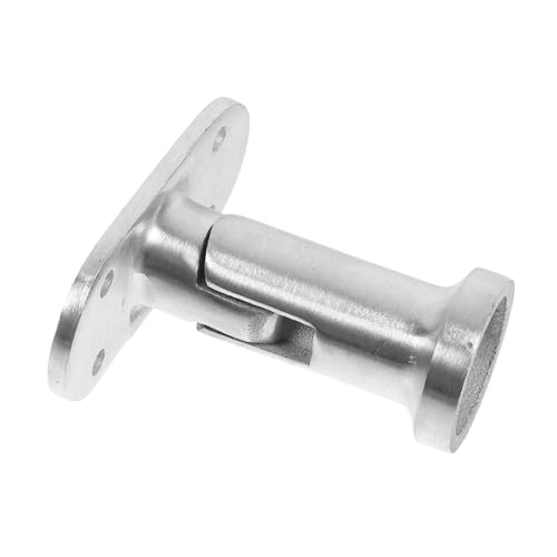 HOLIDYOYO Edelstahl Handlaufhalterung Material Robust Verstellbar Treppen Geländerstütze für Innen und Außen Handlaufbefestigung mit Stilvollem Design und Einfacher Montage von HOLIDYOYO