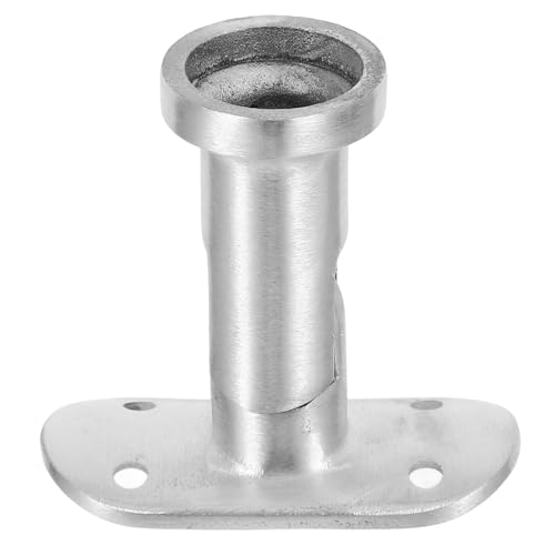 HOLIDYOYO Edelstahl Handlaufhalterung Treppe Robustes Metall Geländerstütze Minimalistisches Design für Wandmontage Moderne Treppen Handlaufbefestigung Langlebig und Stilvoll von HOLIDYOYO