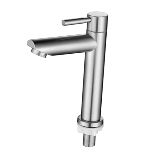 HOLIDYOYO Edelstahl Kaltwasser Waschtischarmatur Langlebig Rostfrei mit Filterbubbler für Küche Bad Waschbecken Geeignet Sicher und Wasser Sparend HOLIDYOYO Edelstahl Kaltwasser Waschtischarmatur Langlebig Rostfrei mit Filterbubbler für Küche Bad Waschbecken Geeignet Sicher und Wasser Sparend von HOLIDYOYO
