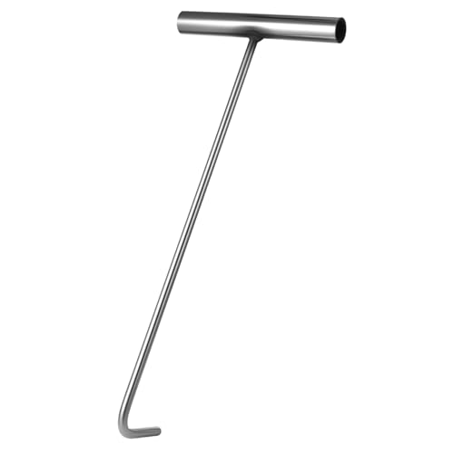 HOLIDYOYO Edelstahl T Förmiger Schachthaken Rostfrei Langlebig Kanaldeckelheber mit Ergonomischem Griff für Rollladentüren und Gullideckel Einfache Handhabung HOLIDYOYO Edelstahl T Förmiger Schachthaken Rostfrei Langlebig Kanaldeckelheber mit Ergonomischem Griff für Rollladentüren und Gullideckel Einfache Handhabung von HOLIDYOYO
