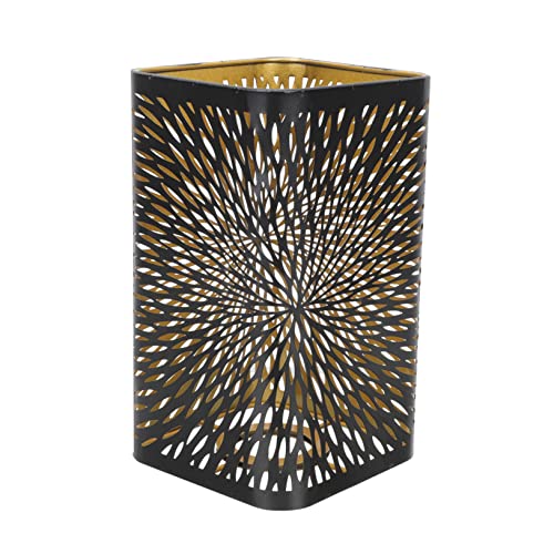 HOLIDYOYO Eisen Lampenschirm Hohlgeprägt Tischlampe Nachttischlampe Lampenabdeckung für Wohnzimmer Schlafzimmer und Esszimmer Elegantes Design Installieren Sorgt für Sanftes Licht und von HOLIDYOYO