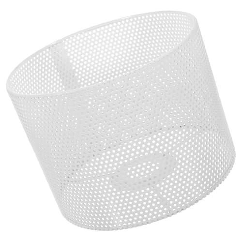 HOLIDYOYO Eisen Lampenschirm Weiß Metall Hohl Lampenhalter Deckenleuchte Tisch Stehlampe Ersatz Lampenschirm für Wohnzimmer Schlafzimmer Arbeitszimmer von HOLIDYOYO