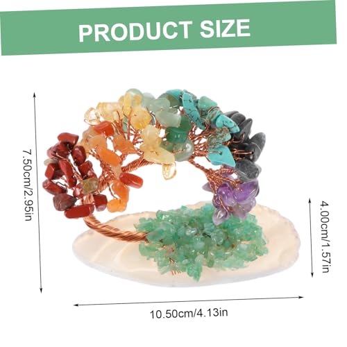 HOLIDYOYO Eleganter Kristall dekobaum mit Halbedelstein Trommelsteinen Dekorativer Feng Shui Money Tree für Wohn Arbeitszimmer Kompakt Leicht und Stimmungsvoll als Tischdekoration HOLIDYOYO Eleganter Kristall dekobaum mit Halbedelstein Trommelsteinen Dekorativer Feng Shui Money Tree für Wohn Arbeitszimmer Kompakt Leicht und Stimmungsvoll als Tischdekoration von HOLIDYOYO