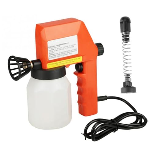 HOLIDYOYO Elektrische Sprühpistole für Farben und Alkohol DIY Farbsprühsystem mit Feiner Zerstäubung Langlebiges Material Geeignet für Wände Holzlasur und Heimdekoration Orange HOLIDYOYO Elektrische Sprühpistole für Farben und Alkohol DIY Farbsprühsystem mit Feiner Zerstäubung Langlebiges Material Geeignet für Wände Holzlasur und Heimdekoration Orange von HOLIDYOYO