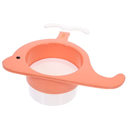 HOLIDYOYO Erweiterbarer Küchenspüle Abtropfkorb mit Geruchsverschluss Effektiver Siebfilter Leicht zu Reinigen Praktische Wasserdurchlässigkeit Stilvoller Oranger Weißer Küchenablaufkorb von HOLIDYOYO