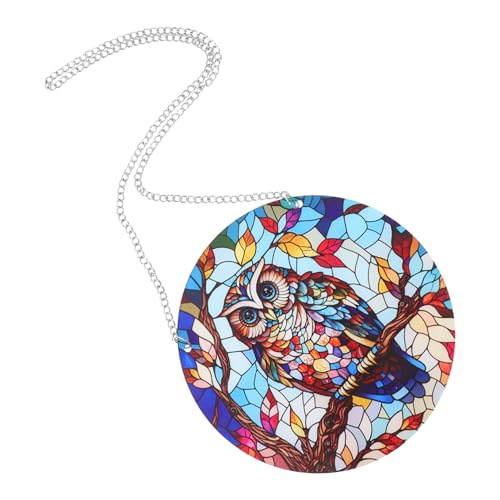 HOLIDYOYO Eulenanhänger Zum Aufhängen Eulenornament Eulendekoration Fenster LED Gebeizte Eule Wandbehang Ornament Sonnenfänger Eule Dekorative Ästhetik Kinderzimmer Zuhause HOLIDYOYO Eulenanhänger Zum Aufhängen Eulenornament Eulendekoration Fenster LED Gebeizte Eule Wandbehang Ornament Sonnenfänger Eule Dekorative Ästhetik Kinderzimmer Zuhause von HOLIDYOYO