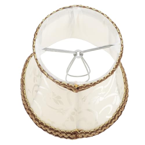 HOLIDYOYO Europäischer Stoff lampenschirm mit Robustem Eisenrahmen Langlebige Lichtabdeckung für Tischlampe Kronleuchter Wand Stehlampe Einfache Montage Natürlicher Warmer Lichtschein Beige HOLIDYOYO Europäischer Stoff lampenschirm mit Robustem Eisenrahmen Langlebige Lichtabdeckung für Tischlampe Kronleuchter Wand Stehlampe Einfache Montage Natürlicher Warmer Lichtschein Beige von HOLIDYOYO