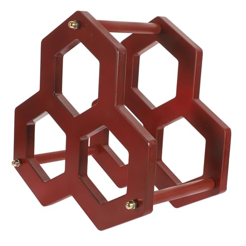 HOLIDYOYO Europäisches Weinregal aus Massivem Holz Freistehend Modernes Design Weinständer für Küchenarbeitsplatte und Wohnzimmer Dekoration Stabile Flaschenhalterung für Bars und HOLIDYOYO Europäisches Weinregal aus Massivem Holz Freistehend Modernes Design Weinständer für Küchenarbeitsplatte und Wohnzimmer Dekoration Stabile Flaschenhalterung für Bars und von HOLIDYOYO