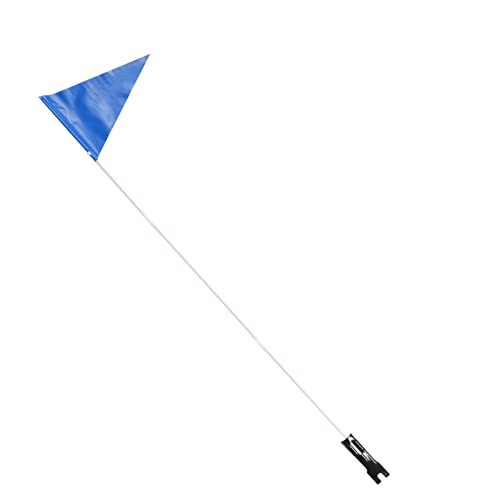 HOLIDYOYO Sicherheitsfahne Für Kinderfahrräder Reflektierender Fahnenmast Mit Stange Verstellbar Dreieckige Flagge Mit Montagehalterung Für Fahrradtouren Und Sicheres Radfahren von HOLIDYOYO
