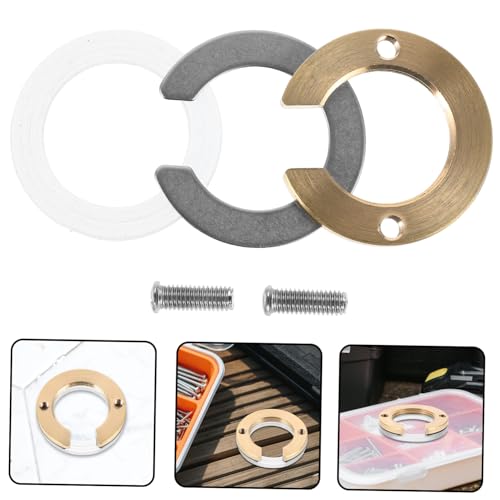 HOLIDYOYO Faucet Fastening Washer aus Kupfer und Stahl mit Dichtung und Schrauben Anti lockerungsventil für Waschbecken und Küchenarmaturen Einfache Montage Kompatibel mit Warm HOLIDYOYO Faucet Fastening Washer aus Kupfer und Stahl mit Dichtung und Schrauben Anti lockerungsventil für Waschbecken und Küchenarmaturen Einfache Montage Kompatibel mit Warm von HOLIDYOYO