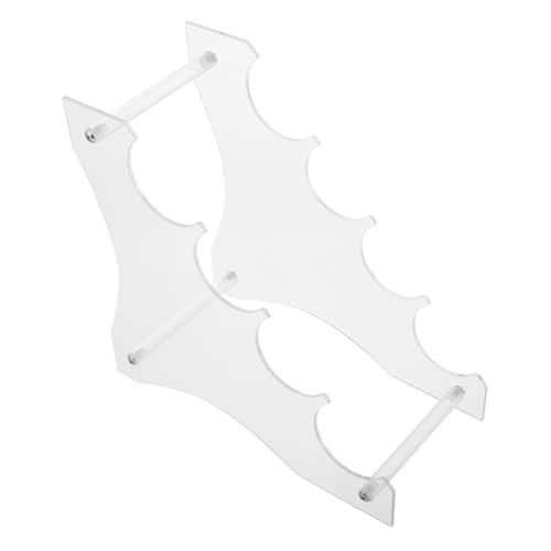HOLIDYOYO Flash -anzeigeständer Speicher -taschenlampenhalter Multi-Layer-taschenlampenbasis Taschenlampen-präsentationsständer Tischflitzung Bequemer Taschenlampenständer Transparent Acryl von HOLIDYOYO