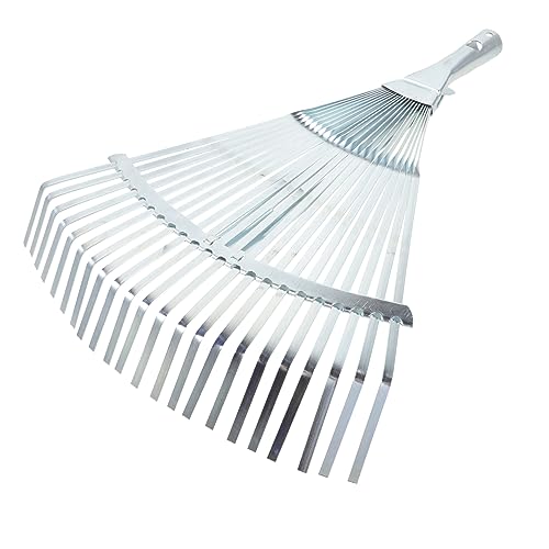 HOLIDYOYO Gartenrechen Verstellbarer Laubrechen Erweiterbarer Gartenrechenkopf Für Gartenarbeiten Leicht Und Tragbar Für Rasenpflege Und Gartenreinigung von HOLIDYOYO
