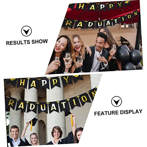 HOLIDYOYO Graduation Party Banner aus Strapazierfähigem Material Hängende Dekoration für Schulabschluss und Gratulation Vielseitig als Partydeko und Fotorequisite für Unvergessliche HOLIDYOYO Graduation Party Banner aus Strapazierfähigem Material Hängende Dekoration für Schulabschluss und Gratulation Vielseitig als Partydeko und Fotorequisite für Unvergessliche von HOLIDYOYO