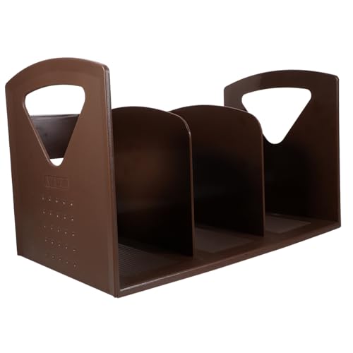 HOLIDYOYO Großes Bücherregal Kaffee Tragbares Aufbewahrungsregal für Schule Büro und Zuhause Stabiles Design mit Großer Kapazität für Bücher und Dokumente HOLIDYOYO Großes Bücherregal Kaffee Tragbares Aufbewahrungsregal für Schule Büro und Zuhause Stabiles Design mit Großer Kapazität für Bücher und Dokumente von HOLIDYOYO