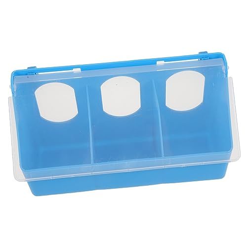HOLIDYOYO Hängender Vogelfutterspender für Käfige Robuster und Verschleißfester Futterbehälter mit Mehrfachgitter Design für Papageien und Wellensittiche Platzsparend und Leicht zu Reinigen HOLIDYOYO Hängender Vogelfutterspender für Käfige Robuster und Verschleißfester Futterbehälter mit Mehrfachgitter Design für Papageien und Wellensittiche Platzsparend und Leicht zu Reinigen von HOLIDYOYO