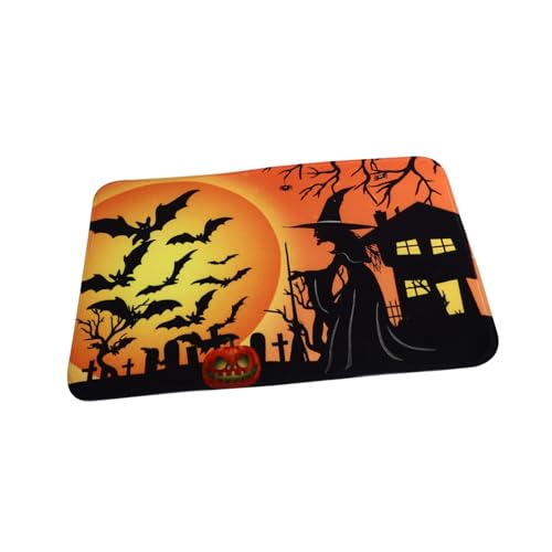 HOLIDYOYO Halloween Teppich rutschfeste Bodenmatte Ultra Dünn Langlebig Antirutschend für Schlafzimmer Wohnzimmer Dekorativ und Wasserabsorbierend HOLIDYOYO Halloween Teppich rutschfeste Bodenmatte Ultra Dünn Langlebig Antirutschend für Schlafzimmer Wohnzimmer Dekorativ und Wasserabsorbierend von HOLIDYOYO