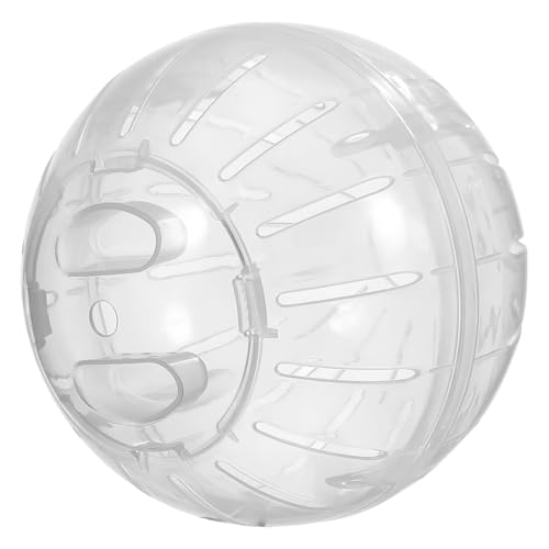 HOLIDYOYO Hamster Exercise Ball Transparent Kleintier Laufball mit Schonender Oberfläche Leicht zu Reinigen Für Zwerghamster und Kleine Haustiere Sicheres Spielzubehör von HOLIDYOYO