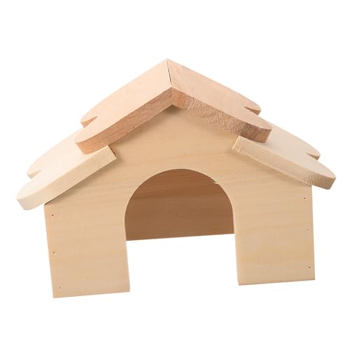HOLIDYOYO Hamster Holzhaus Hideout Kleintier Rückzugsort Langlebig Leicht mit Dunklem Dach für Käfig Geeignet als Spiel Schlafplatz für Hamster Ratten und Kleine Nager HOLIDYOYO Hamster Holzhaus Hideout Kleintier Rückzugsort Langlebig Leicht mit Dunklem Dach für Käfig Geeignet als Spiel Schlafplatz für Hamster Ratten und Kleine Nager von HOLIDYOYO