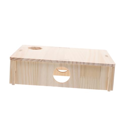 HOLIDYOYO Hamster Labyrinth Mehrkammerhaus aus Holz mit Versteckfunktion Hamsterspielzeug für Meerschweinchen und Zwerghamster zum Schlafen und Verstecken Geruchsfrei Langlebig Zahnpflegend HOLIDYOYO Hamster Labyrinth Mehrkammerhaus aus Holz mit Versteckfunktion Hamsterspielzeug für Meerschweinchen und Zwerghamster zum Schlafen und Verstecken Geruchsfrei Langlebig Zahnpflegend von HOLIDYOYO