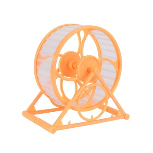 HOLIDYOYO Hamster Laufrad mit Ständer Geräuscharmes Jogging für Zwerghamster Eichhörnchen und Igel rutschfeste Sichere Bewegung für Kleine Haustiere von HOLIDYOYO