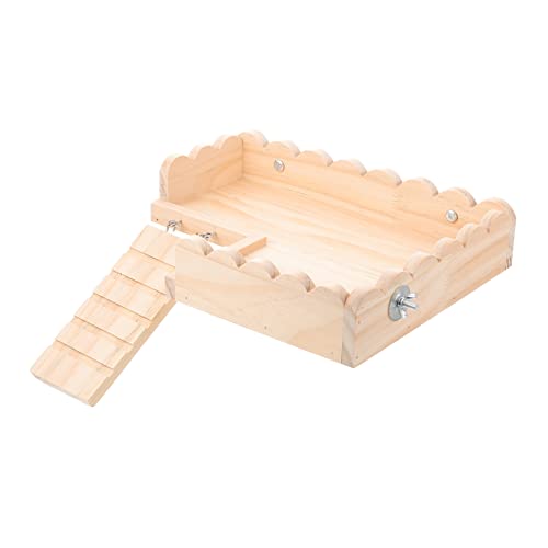 HOLIDYOYO Guinea Pig Board Holzplattform Mit Leiter Für Hamster Und Kleine Haustiere Spielen Und Trainieren Im Käfig von HOLIDYOYO