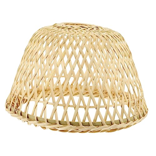 HOLIDYOYO Handgewebter Lampenschirm Vintage Deko für Deckenleuchte Rustikale Lampe Zubehör für Wohnzimmer und Restaurant Lichtdiffusor für Sanftes Licht Hochwertiges Langlebiges Material HOLIDYOYO Handgewebter Lampenschirm Vintage Deko für Deckenleuchte Rustikale Lampe Zubehör für Wohnzimmer und Restaurant Lichtdiffusor für Sanftes Licht Hochwertiges Langlebiges Material von HOLIDYOYO