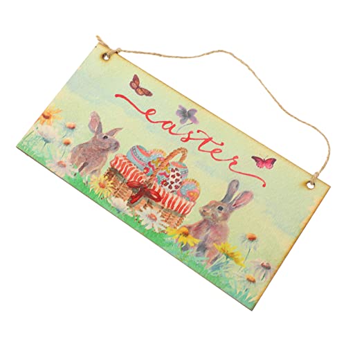 HOLIDYOYO Hölzerner Kaninchen-Hängeanhänger wandverkleidung Wand polsterung Decor 0stergeschenke Wanddekoration alle Festival dekoratives Zeichen hängend Osterdekoration Veranda Zeichen Holz HOLIDYOYO Hölzerner Kaninchen-Hängeanhänger wandverkleidung Wand polsterung Decor 0stergeschenke Wanddekoration alle Festival dekoratives Zeichen hängend Osterdekoration Veranda Zeichen Holz von HOLIDYOYO