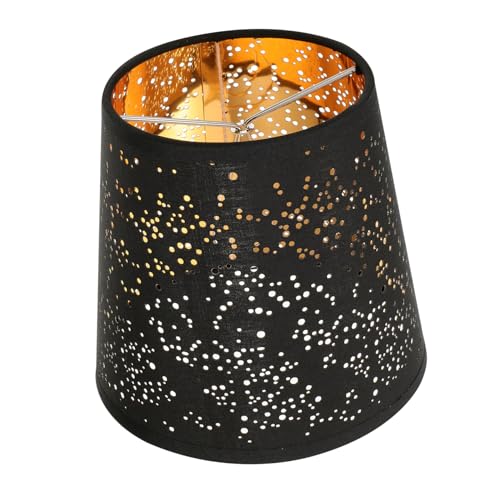 HOLIDYOYO Hollow out Stoff Lampenschirm Stilvolle Clip Lampe Abdeckung für Tischlampe Stehlampe und Wandleuchte Elegantes Design das Wärme und Ihr Zuhause Bringt von HOLIDYOYO