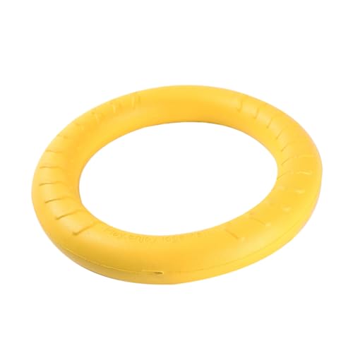 HOLIDYOYO Hundespielzeug Elastischer Kunststoffring Leichtes Eva Material Schwimmfähig Langlebig für Welpen und Kleine bis Große Hunde Geeignet für Outdoor Spiel und Zahnpflege Fördert von HOLIDYOYO