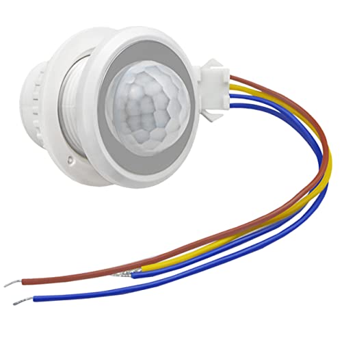 HOLIDYOYO Infrarot Bewegungsmelder LED Lampensteuerung für Deckenleuchten und LED Leuchten Hochsensitiver Zuverlässiger Sensor mit Einfacher Bedienung und Vielseitiger Anwendung von HOLIDYOYO
