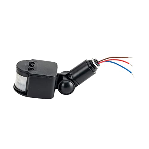 HOLIDYOYO Infrarot Bewegungsmelder LED Sicherheitslicht mit Sensor Erkennung Einstellbare Verzögerung für und Außenanwendungen für Garage Parkplätze und von HOLIDYOYO